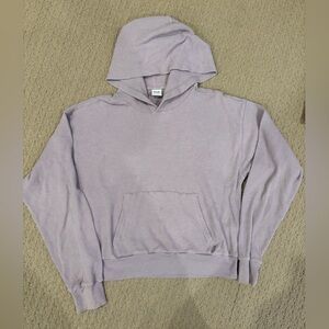 TNA Lavender waffle knit Hooded Sweatshirt